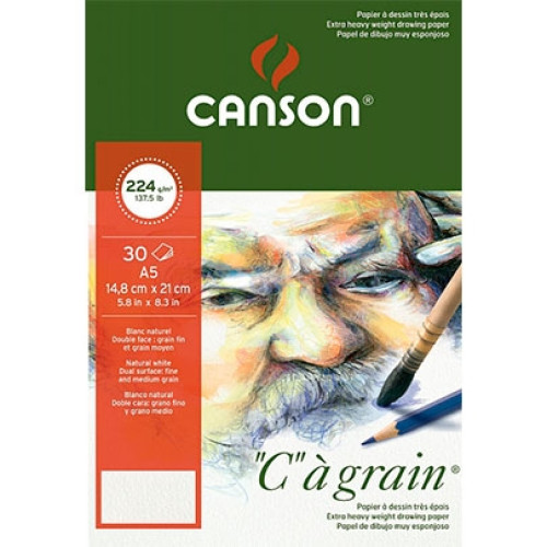 Canson альбом на спіралі для ескізів, C a Grain 224 гр, A4 (30)