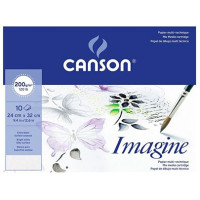 Canson блок для акварелі Mix Media Imagine 200 гр, A4 (10)