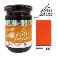Захисний кольоровий лак Ferrario Gloss Shine 150 мл №001 Orange (Помаранчевий)