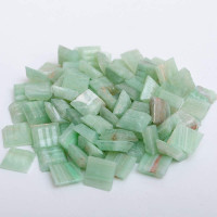 Мозаїка скляна Ferrario Gem Mosaic 100 гр, 10x10 мм №09 М'ятний