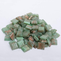 Мозаика стеклянная Ferrario Gem Mosaic 100 гр, 10x10 мм, №10 Светло-Зеленый