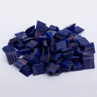 Мозаїка скляна Ferrario Gem Mosaic 100 гр, 10x10 мм №16 Ультрамариновий