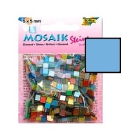 Мозаика Folia Gloss 45 гр, 5x5 мм (700 шт), №30 Sky blue (Небесно-Голубой)