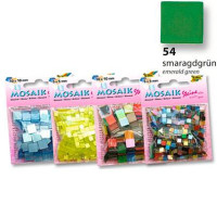 Мозаїка Folia Gloss 45 гр, 5x5 мм (700 шт), №54 Emerald green (Смарагдово-Зелений)