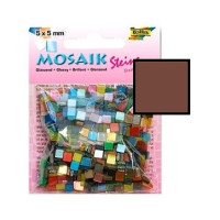 Мозаїка Folia Gloss 45 гр, 5x5 мм (700 шт) №85 Chocolate brown (Шоколадний)