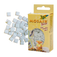 Мозаика Folia Mosaic-glass tiles 200 гр, 10x10 мм (300 шт) №00 White (Белый)