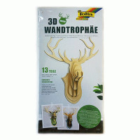 Набор для создания трофея для стены Folia 3D Wall Trophy Stag, 13 элементов