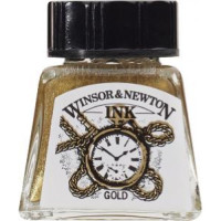 Туш Winsor Newton, Drawing Inks 14 мл № 283 Золото