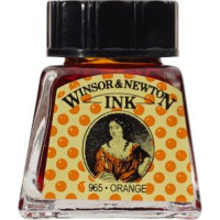 Тушь Winsor Newton, Drawing Inks 14 мл, № 449 Оранжевый