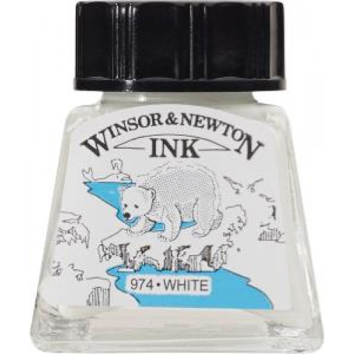 Туш Winsor & Newton, Drawing Inks 14 мл № 702 Біла