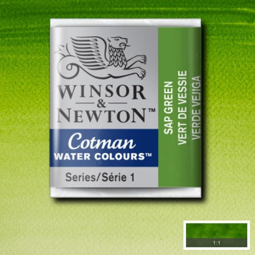 Акварельна фарба Winsor & Newton, №599 Зелень сушена