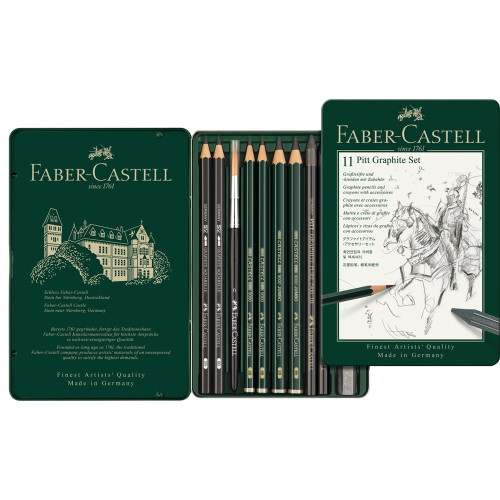 Набор для графики Faber-Castell pitt 11 предметов 112972
