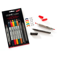 Набор маркеров Copic Ciao Set Hues 5+1 Цвета + лайнер - 22075551