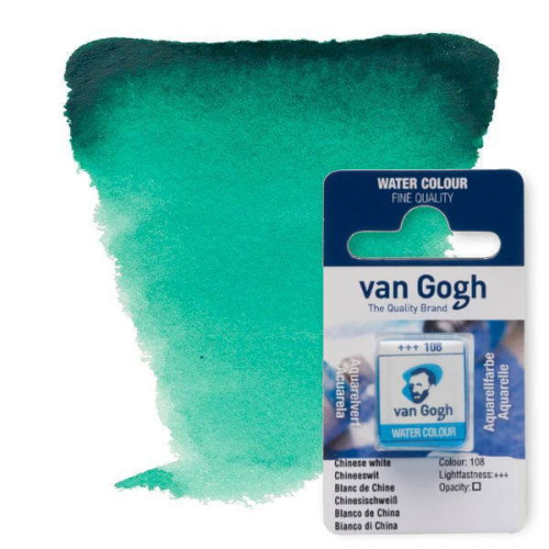 Краска акварельная Van Gogh 616 Зеленый виридоновый, кювет
