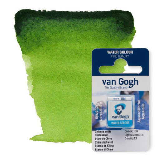 Краска акварельная Van Gogh 623 Сочный зеленый, кювет