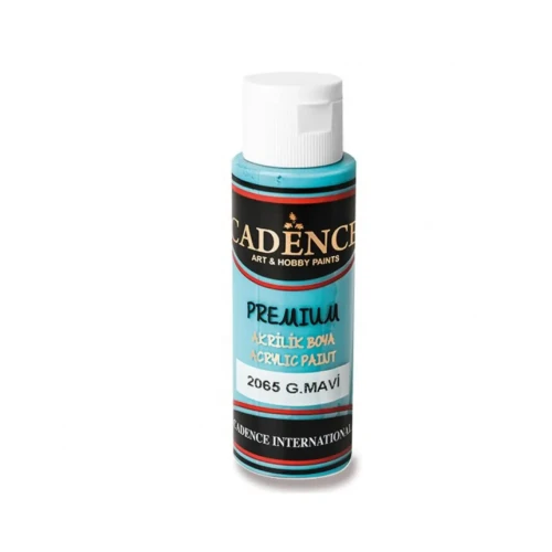 Краска акриловая Cadence Premium Acrylic Paint 70 мл Лазурный голубой