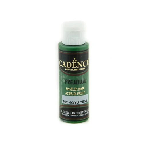 Краска акриловая Cadence Premium Acrylic Paint 70 мл Темно зелёный