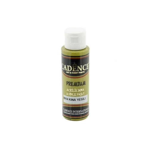 Краска акриловая Cadence Premium Acrylic Paint 70 мл Зеленая хна