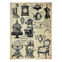 Карта декупажная Cadence Rice Paper Decoupage, А4, №210