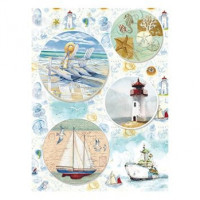 Карта декупажна Cadence Rice Paper Decoupage, №4, №284