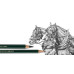 Набор карандашей Faber-Castell CASTELL 9000 6 шт Н-8В метал коробка 119063