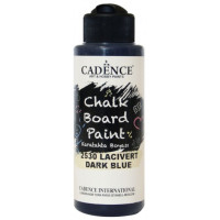 Акриловая краска Cadenсe для меловых досок Chalk Board Paint 120 мл Темно-синий