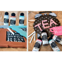 Акриловая краска Cadenсe для меловых досок Chalk Board Paint 120 мл, Зеленый