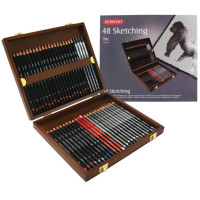 Набор карандашей Derwent Sketching, 48 шт чернографитные акварельные