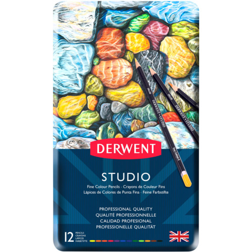 Набор цветных карандашей Derwent Studio, 12 цв