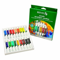 Акрилові фарби Reeves Acrylic Tube Set, 18 кольорів, 10 мл