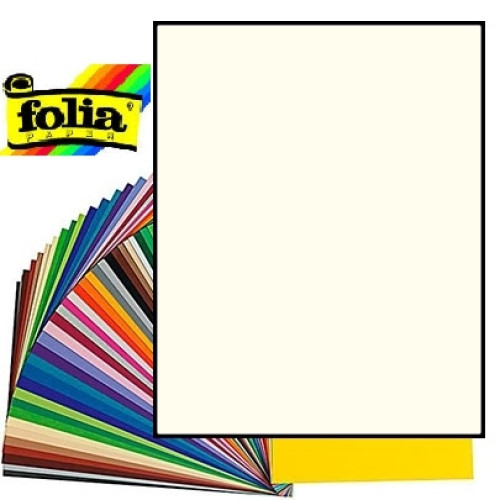 Картон Folia Photo Mounting Board 300 гр, 50x70 см, №01 Peаrl white (Молочно-белый)