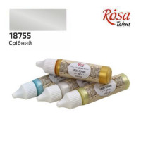 Контур Ефект перлів, Срібний, 20 мл, ROSA TALENT