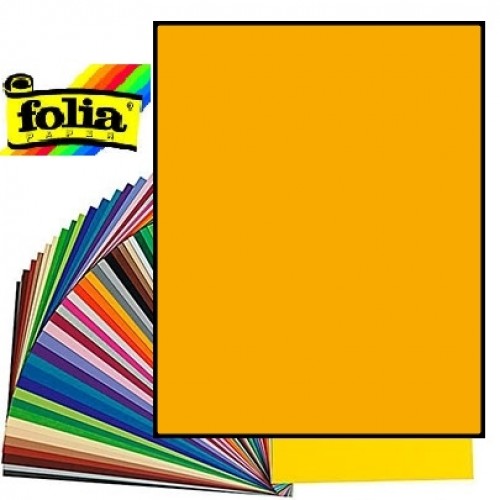 Картон Folia Photo Mounting Board 300 гр, 50x70 см, №16 Geep yellow (Темно-желтый)