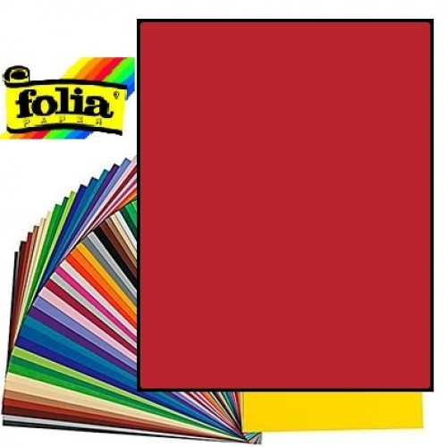 Картон Folia Photo Mounting Board 300 гр, 50x70 см, №18 Brickred (Кирпичный Красный)