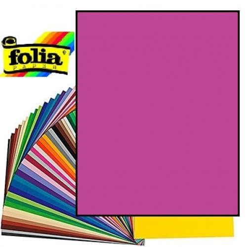 Картон Folia Photo Mounting Board 300 гр, 50x70 см, №21 Dark pink (Розово-фиолетовый)