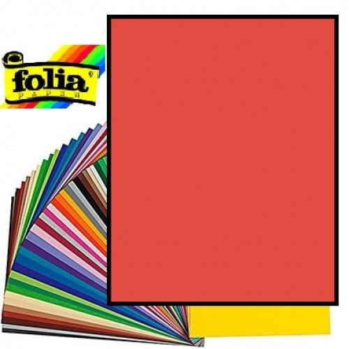 Картон Folia Photo Mounting Board 300 гр, 50x70 см, №20 Hot red (Темно-красный)