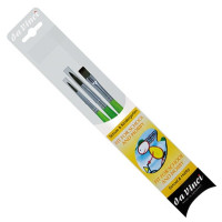Набор кистей DaVinci в блистере Ser. 373, Fit for Hobby School round, #4,8,8
