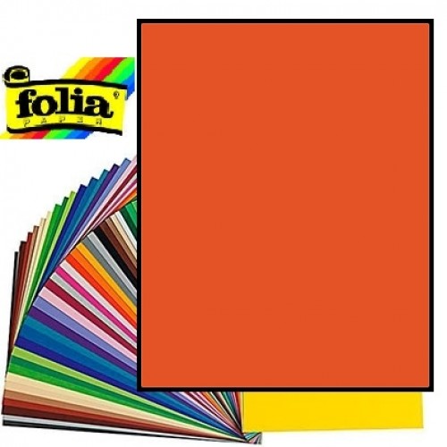 Картон Folia Photo Mounting Board 300 гр, 50x70 см, №40 Orange (Оранжевый)