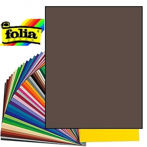 Картон Folia Photo Mounting Board 300 гр, 50x70 см, №70 Dark brown (Темно-коричневый)