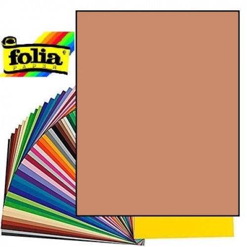 Картон Folia Photo Mounting Board 300 гр, 50x70 см, №72 Ligt brown (Светло-коричневый)