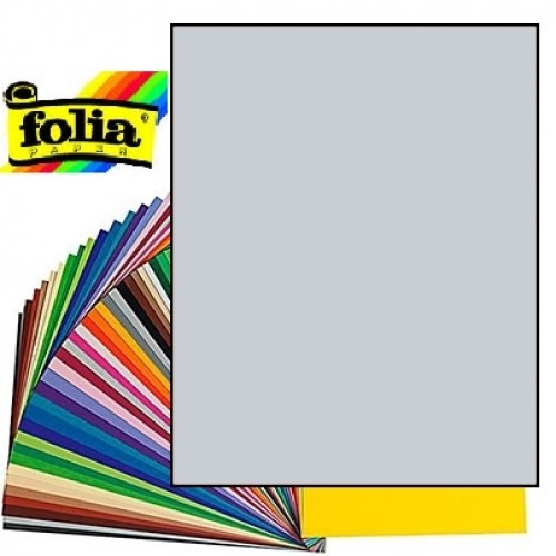 Картон Folia Photo Mounting Board 300 гр, 50x70 см №80 Light grey (Світло-сірий)