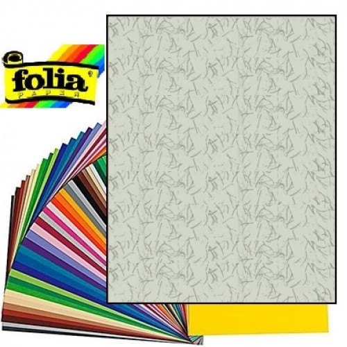 Картон Folia Photo Mounting Board 300 гр, 50x70 см, №81 Iron grey (Серый с ворсинками)