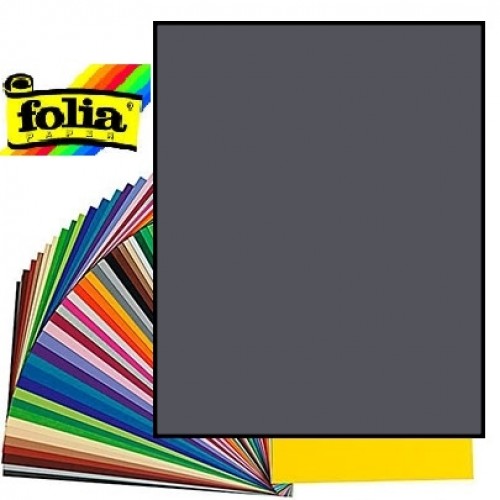 Картон Folia Photo Mounting Board 300 гр, 50x70 см, №88 Anthracite (Антрацитовый)