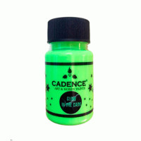 Акрилова фарба, що світиться Cadence, Glow In The Dark, 50 мл, Зелений