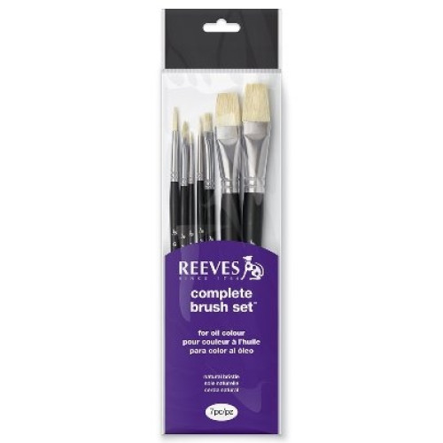 Кисти для масляных красок, Reeves Oil Complate set, 7 шт
