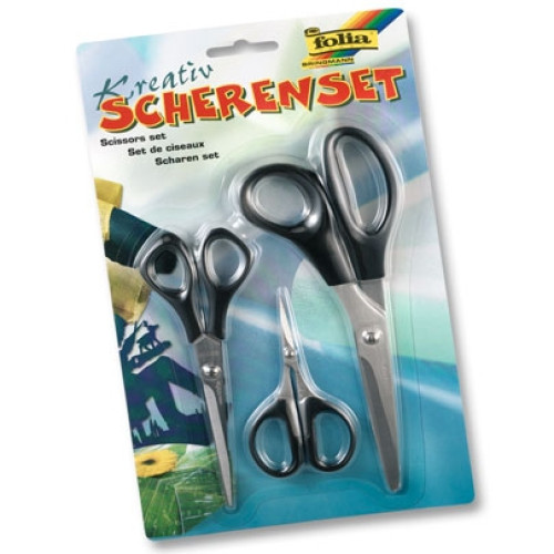 Ножиці у наборі Folia Scissor Set (3 шт)
