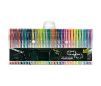 Гелеві ручки Folia Gel-Pens Gliter+Metallic+Pastel, 30 шт