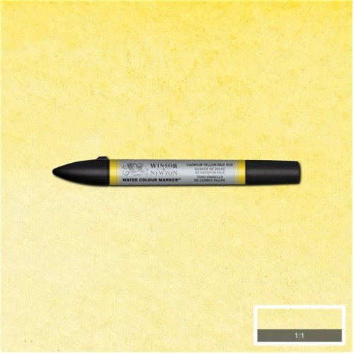 Маркер Winsor акварельный Watercolor Markers, № 119 Cadmium Yellow Pale Hue (Кадмий жёлтый темный)