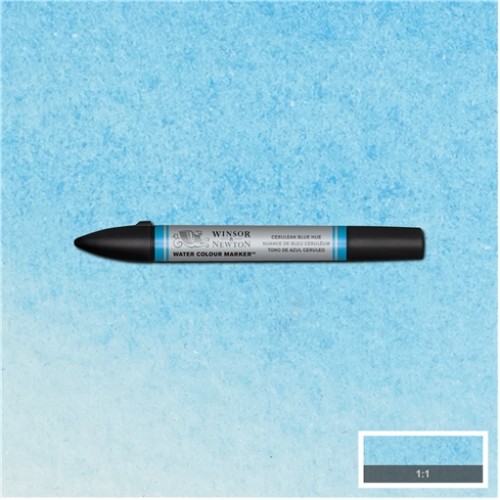 Маркер Winsor акварельный Watercolor Markers, № 139 Carulean Blue Hue (Лазурный)