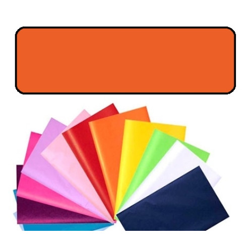 Бумага оберточная Folia тонкая Tissue Paper 20 гр, 50x70 см (13), №40 Orange (Оранж)